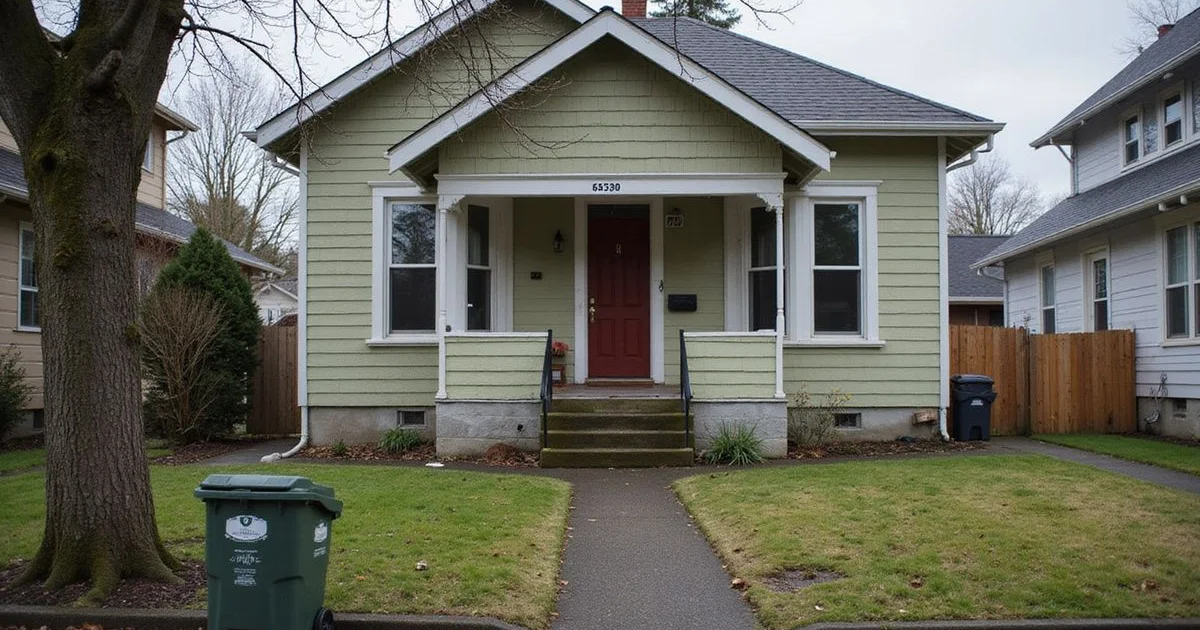 Older Seattle Craftsman home exterior with a daylight basement